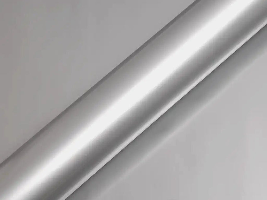 Color swatch of Hexis HX20000 Gloss Silver Vinyl Wrap HX20877B