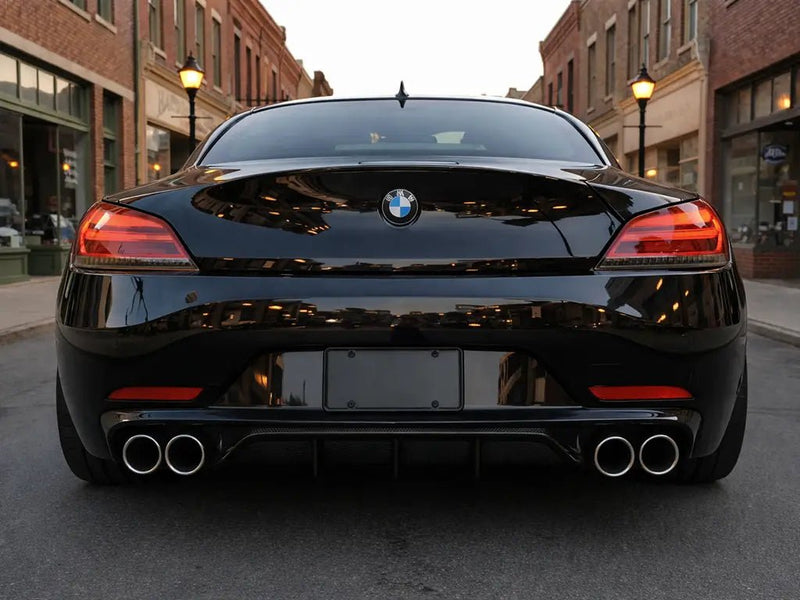 BMW 6 Series wrapped in Gloss HX20000 Coal Black wrap film HX20889B