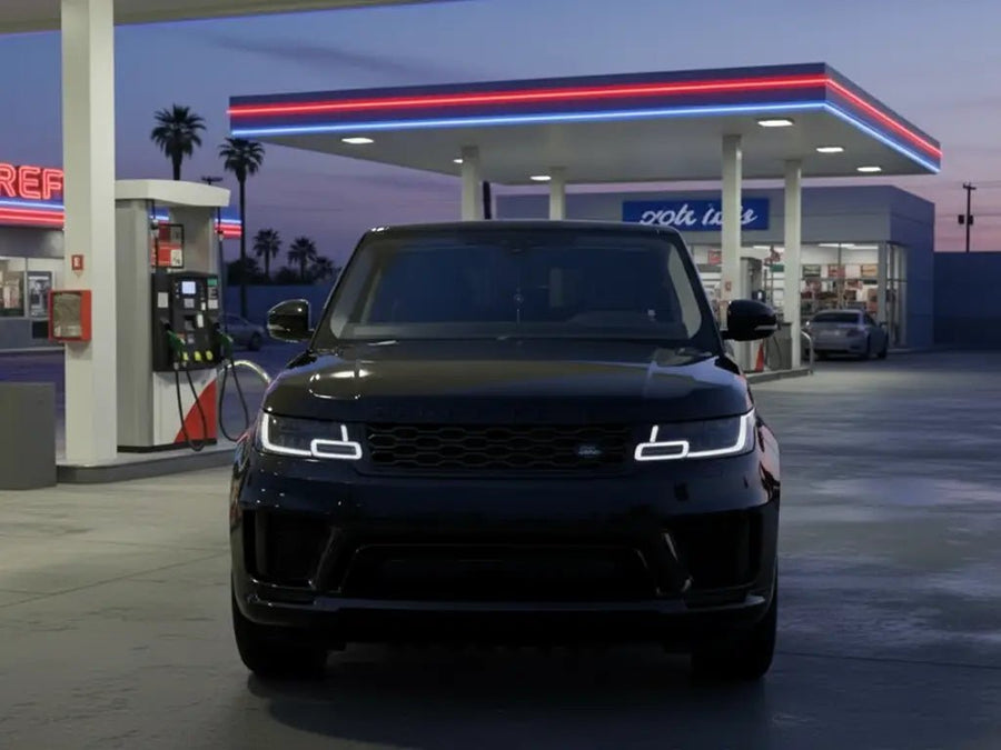 Land Rover Range Rover Sport wrapped in Gloss HX20000 Deep Black wrap film HX20890B