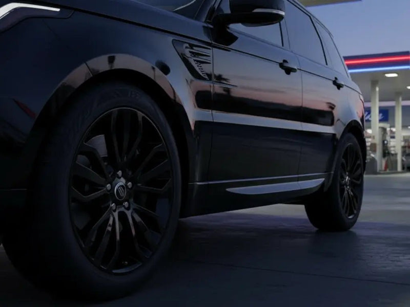 Land Rover Range Rover wrapped in Gloss HX20000 Deep Black vinyl wrap HX20890B