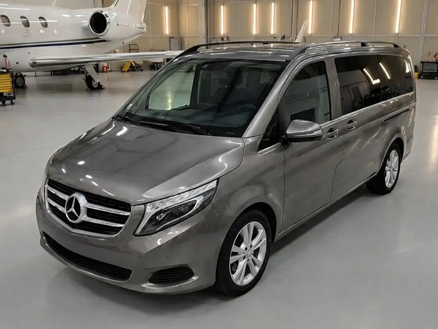 Mercedes-Benz V-Class wrapped in Gloss HX20000 Metallic Bronze Grey car wrap film HX20948B