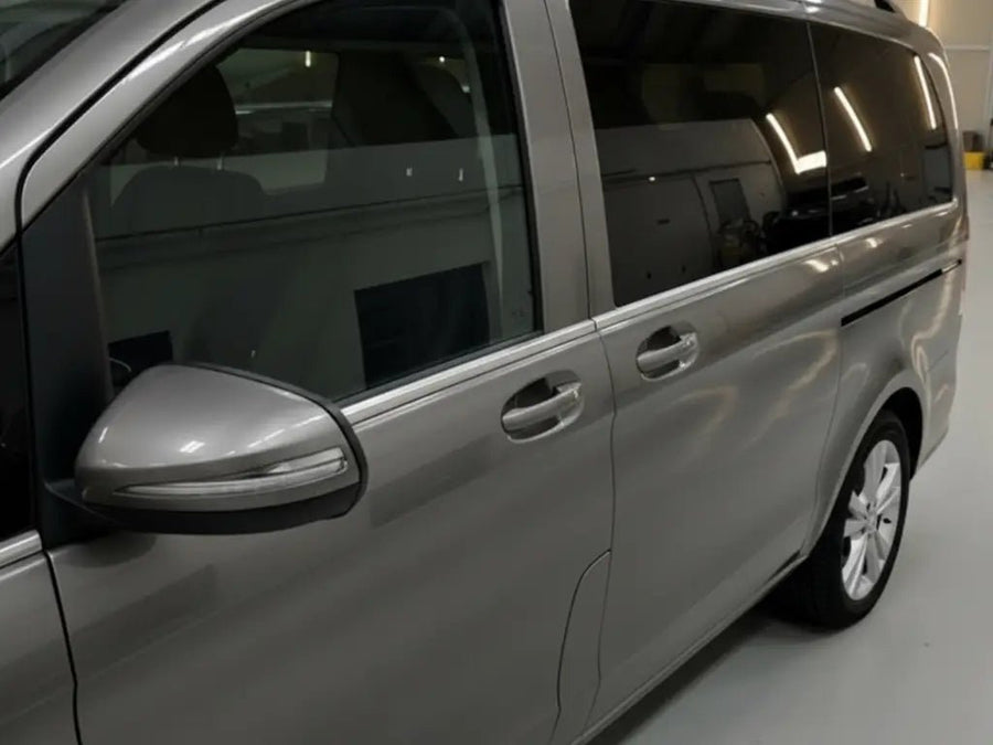 Mercedes-Benz V-Class wrapped in Hexis Gloss HX20000 Metallic Bronze Grey car wrap film HX20948B