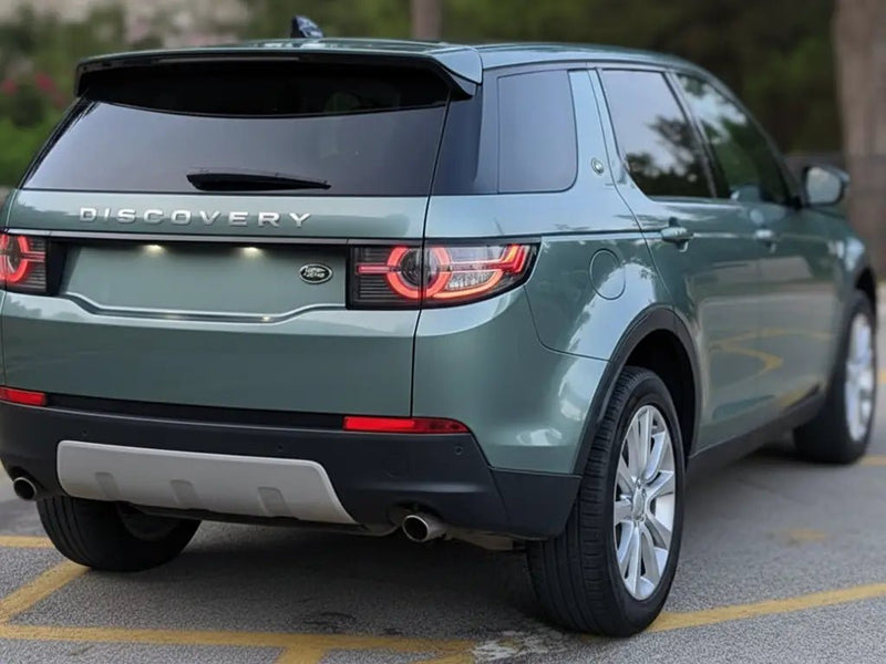 DIY Land Rover Discovery wrapped in Gloss HX20000 Aston Grey car wrap film HX20G07B