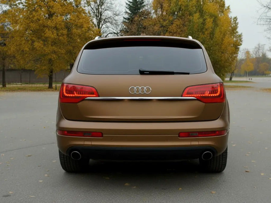 DIY Audi Q5 wrapped in Matte HX20000 Marrakesh Brown wrap film HX20MMAM