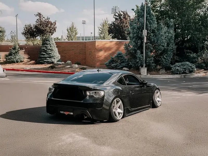 Toyota 86 wrapped in Gloss HX20000 Glitter Black Sparkle car wrap film HX20NEPB