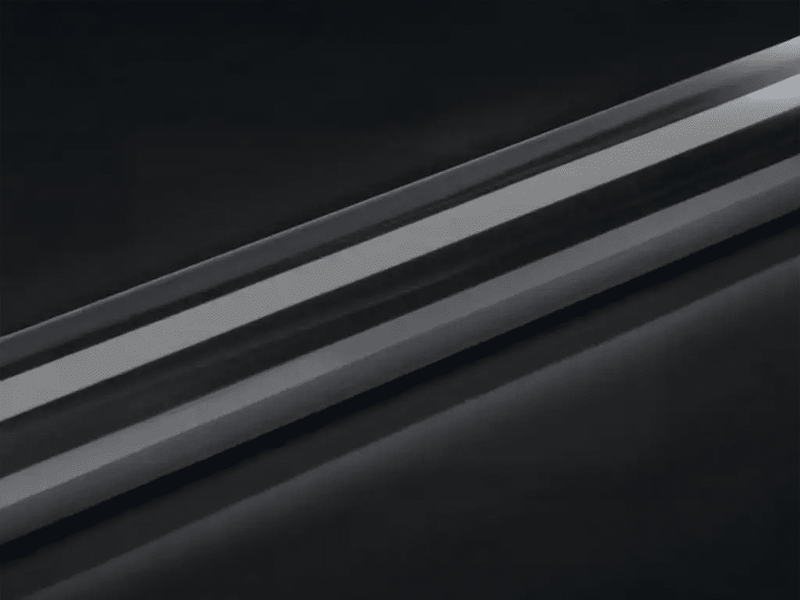 Color swatch of Hexis HX20000 Gloss Mystery Black Vinyl Wrap HX20NMYB