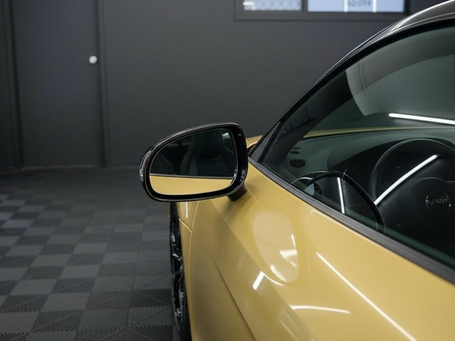 Audi TT wrapped in Hexis Gloss HX20000 Zeus Gold automotive vinyl film HX20P001