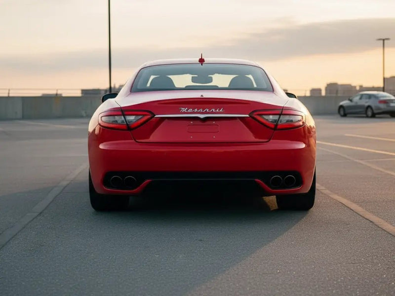 DIY Maserati GranTurismo wrapped in Gloss HX20000 Race Red vinyl wrap HX20R05B