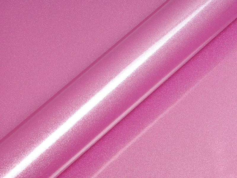 Color swatch of Hexis HX20000 Gloss Jellybean Pink Vinyl Wrap HX20RDRB