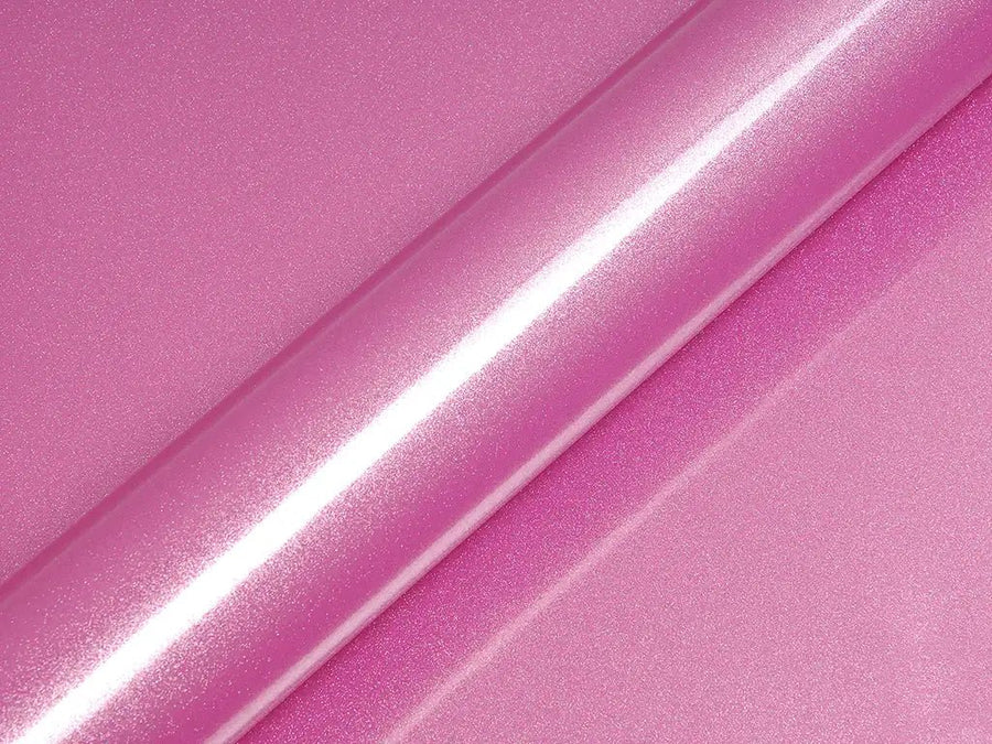 Color swatch of Hexis HX20000 Gloss Jellybean Pink Vinyl Wrap HX20RDRB