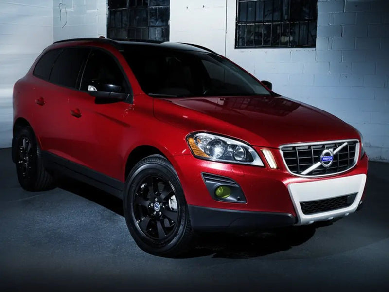 DIY Volvo XC60 wrapped in Gloss HX20000 Garnet Red restyling film HX20RGRB