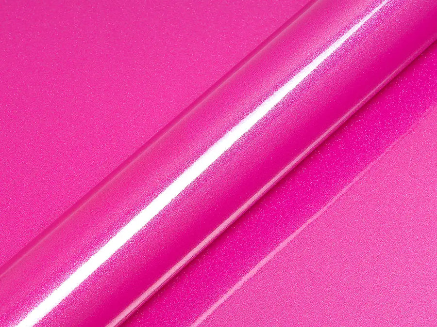 Color swatch of Hexis HX20000 Gloss Indian Pink Vinyl Wrap HX20RINB