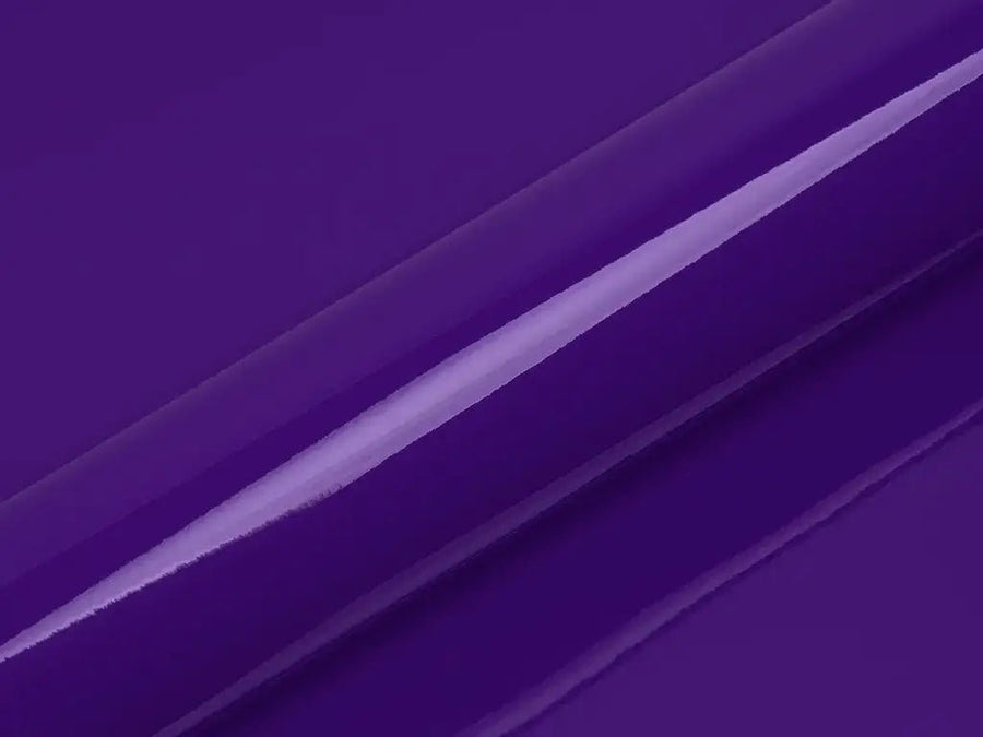 Color swatch of Hexis HX20000 Gloss Damask Violet Vinyl Wrap HX20V18B