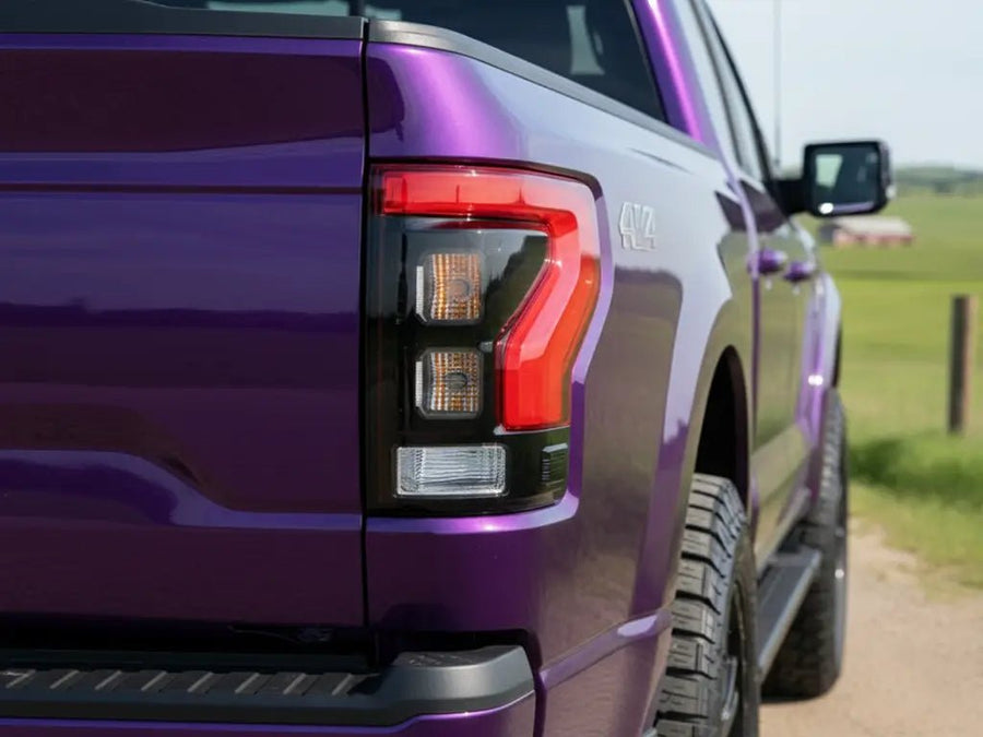 Ford F-150 wrapped in Gloss HX20000 Damask Violet vinyl wrap HX20V18B
