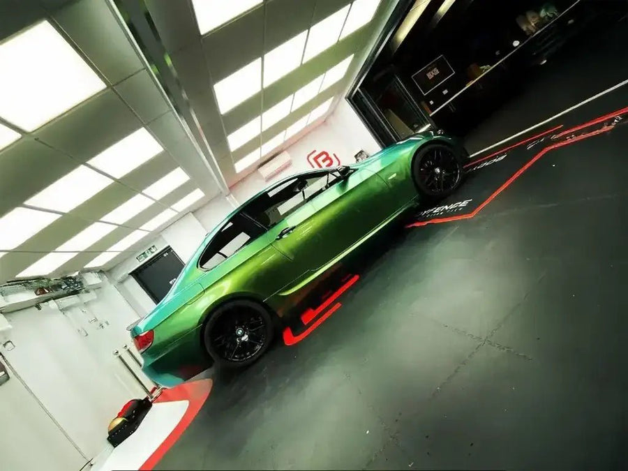 BMW M4 wrapped in None HX20000 catch all car wrap film HX20V19B
