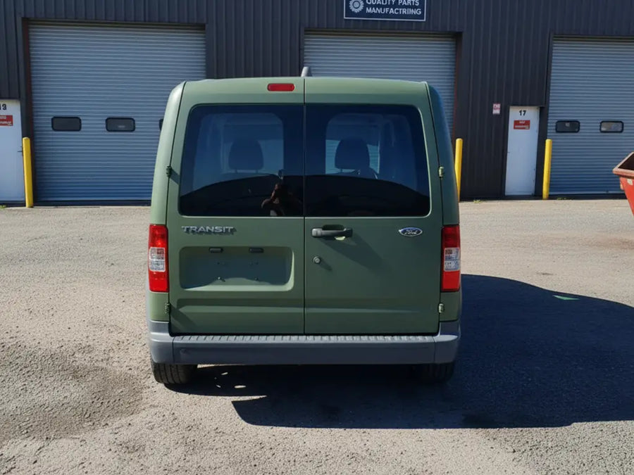 Ford Transit wrapped in Satin HX20000 Hercules Green wrap film HX20V28S