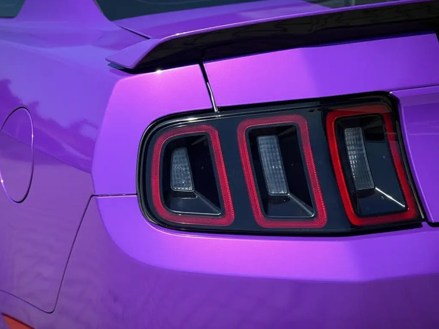 Ford Mustang wrapped in Gloss HX20000 Goddess Purple restyling film HX20V44B