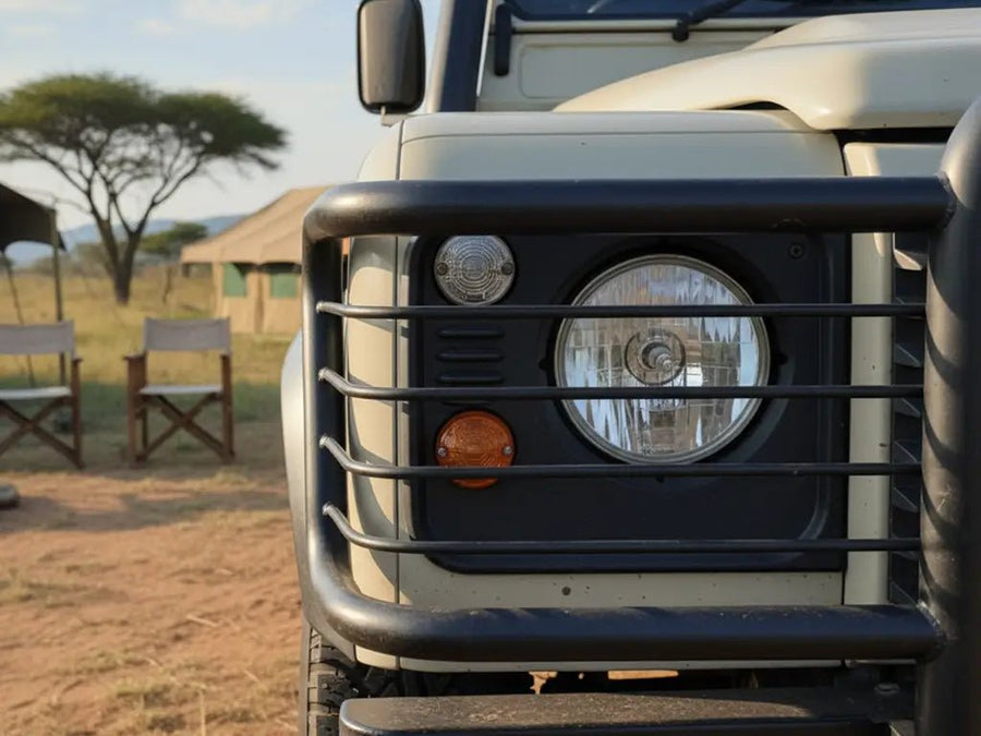 DIY Land Rover Defender wrapped in Matte HX20000 Adventure Green restyling film HX20VAVM
