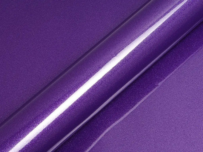 Color swatch of Hexis HX20000 Gloss Byzantine Violet Vinyl Wrap HX20VBYB