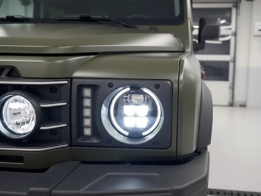 Mercedes-Benz G-Class wrapped in Hexis Matte HX20000 Military Green vinyl wrap HX20VMIM