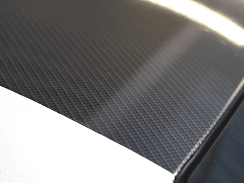 Roll of Hexis HX30000 Gloss Black Carbon One Carbon Fiber Vinyl Wrap HX30CANPEB