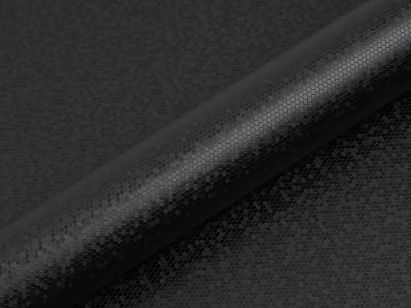 Color swatch of Hexis HX30000 Black Honeycomb Vinyl Wrap HX30CAF89S