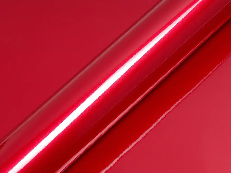 Color swatch of Hexis HX30000 Gloss Redcurrent Red Vinyl Wrap HX30RGOB