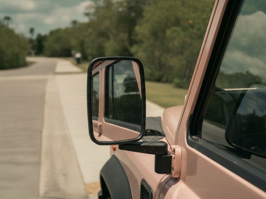 Land Rover Defender wrapped in Hexis Satin HX30000 Super Chrome Rose Gold car wrap film HX30SCH12S