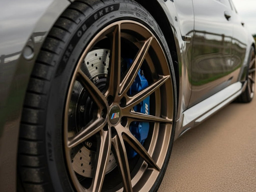 DIY BMW M4 wrapped in Gloss HX30000 Super Chrome Ebony Black car wrap film HX30SCH13B