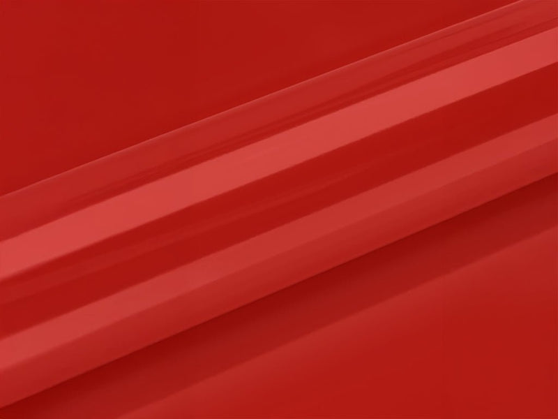 Color swatch of Hexis HXONE Super Gloss Lava Red Vinyl Wrap HXONE400