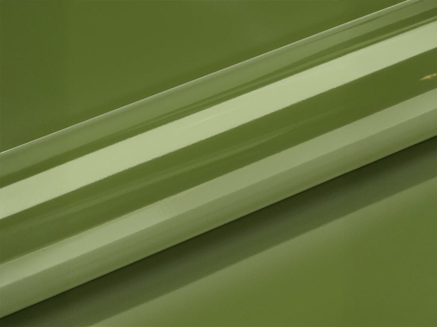 Color swatch of Hexis HXONE Super Gloss Vintage Green Vinyl Wrap HXONE700