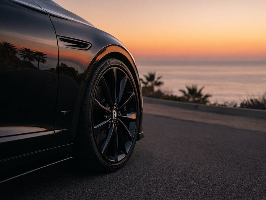 Bentley wrapped in Super Gloss HXONE™ Deep Black wrap film HXONE901