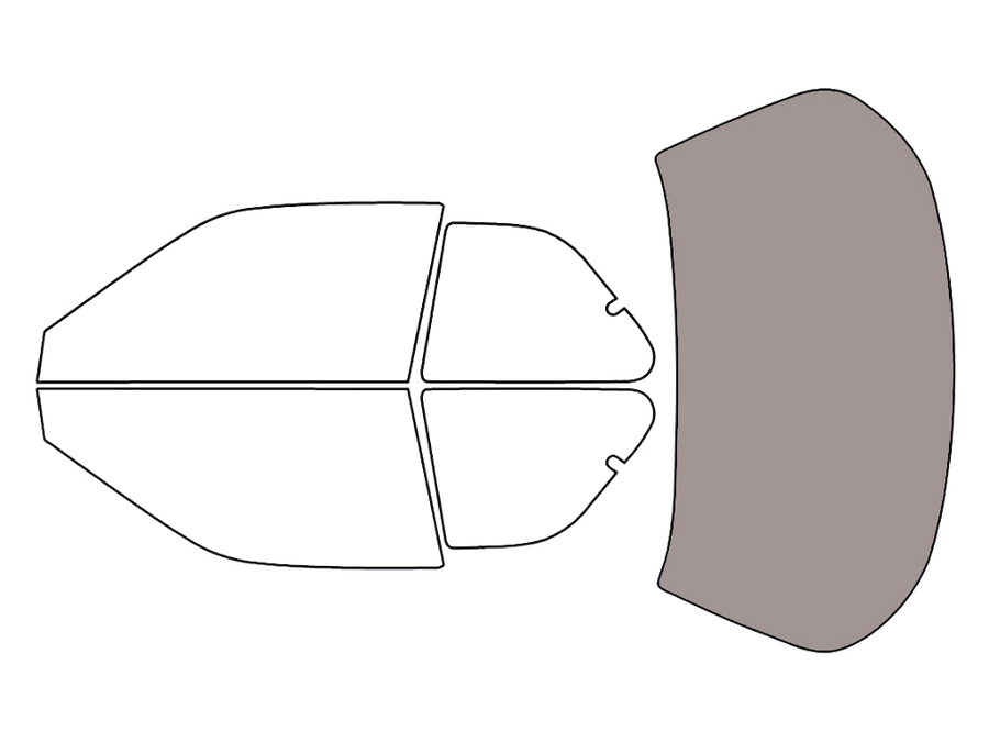 Rear Windshield - 50%