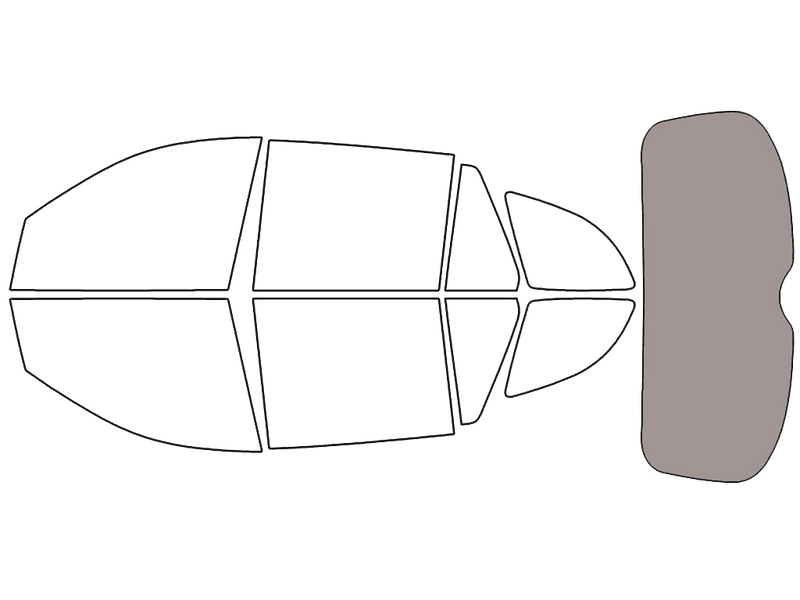 Rear Windshield - 50%