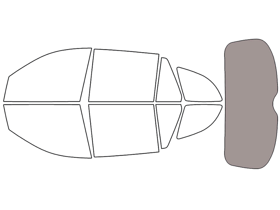 Rear Windshield - 50%