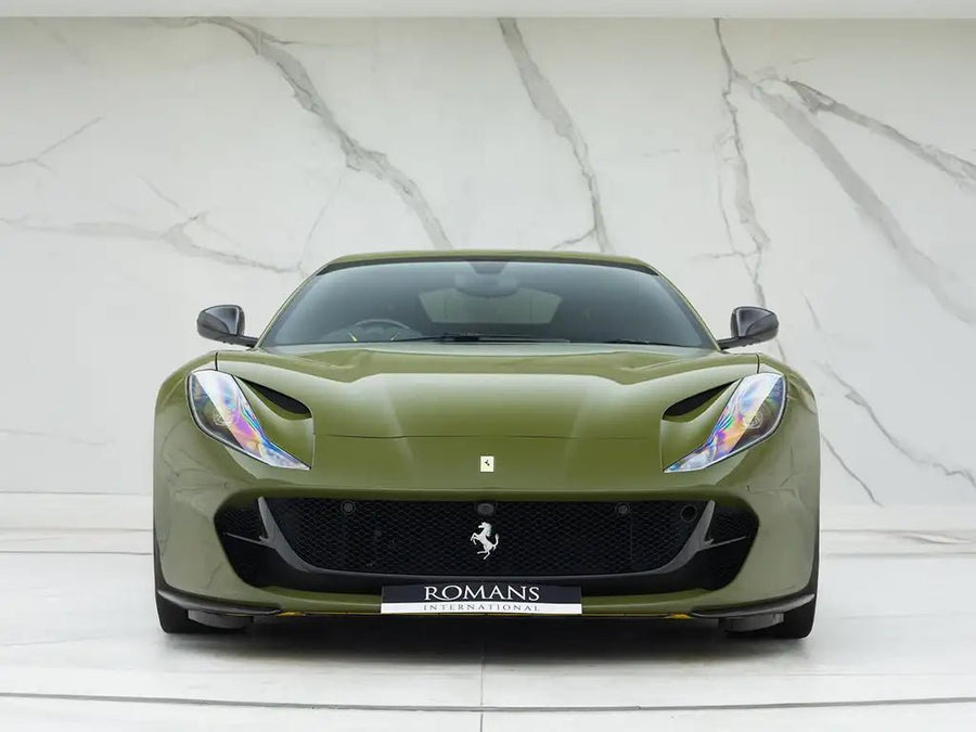 Ferrari 812 Superfast wrapped in Inozetek Super Gloss Army Green wrap film