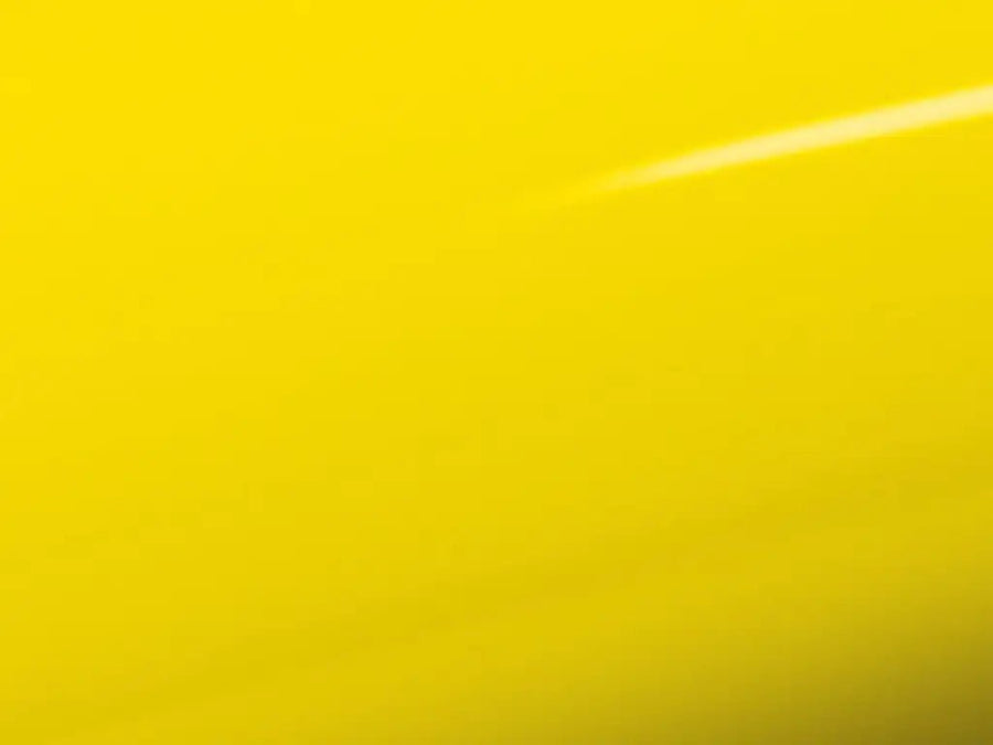 color swatch sample of Inozetek Super Gloss Citrus Yellow wrap film