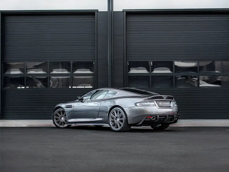 DIY Aston Martin DBS wrapped in SuperGloss Metallic Gunmetal wrap film