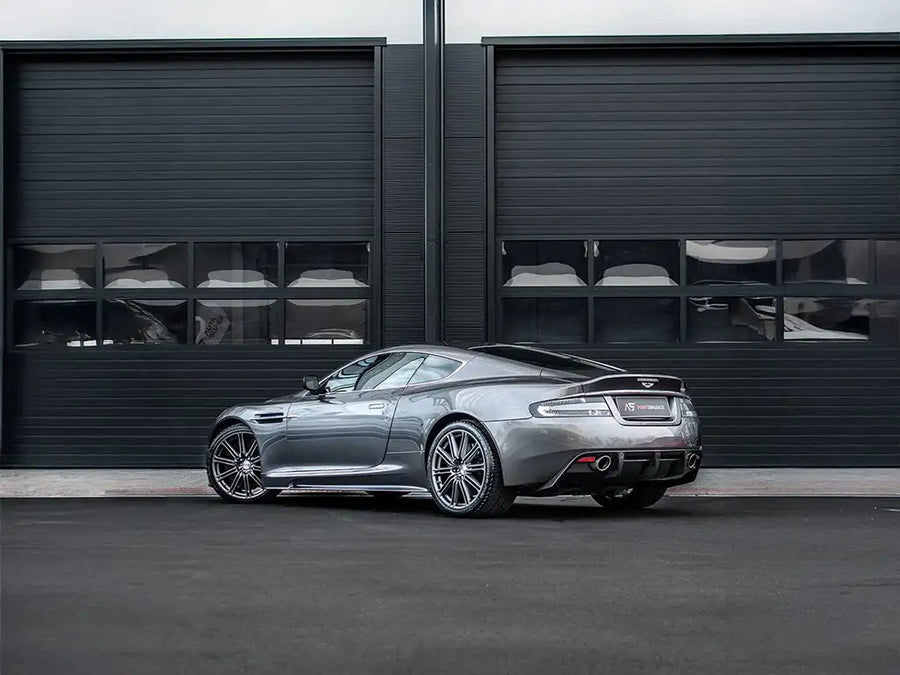 DIY Aston Martin DBS wrapped in SuperGloss Metallic Gunmetal wrap film
