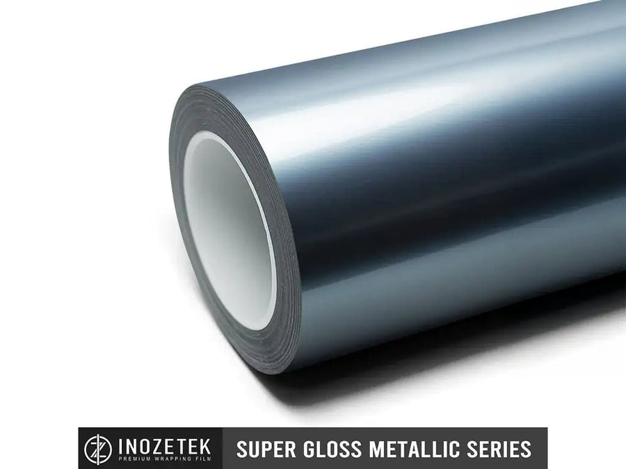 Inozetek Super Gloss Liquid Metallic Chrome Silver car wrap film vinyl wrap roll