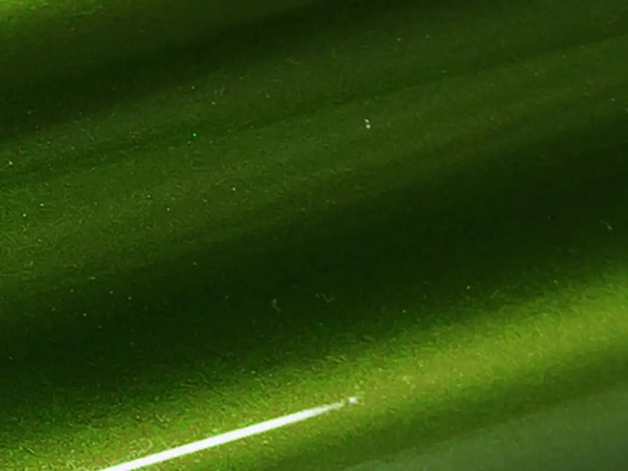 DIY Inozetek SuperGloss Metallic Mamba Green automotive vinyl film color swatch sample