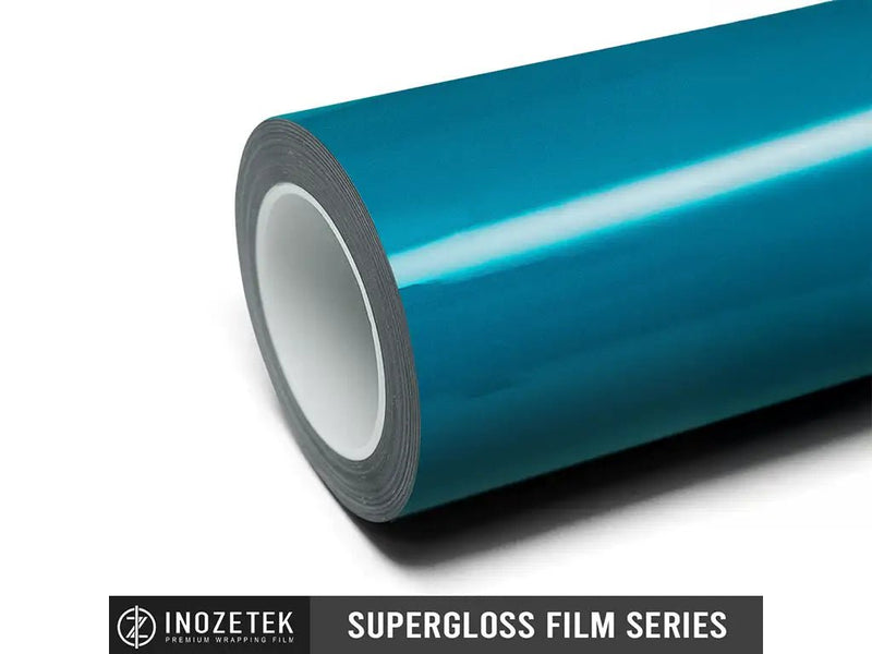 Inozetek Super Gloss Miami Blue restyling film vinyl wrap roll