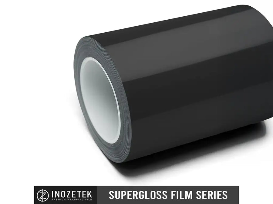DIY Inozetek SuperGloss Slate Grey car wrap film vinyl wrap roll