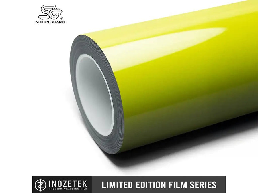 vinyl wrap roll of Inozetek None Limited Special Edition Student Driver Racing Green car wrap film