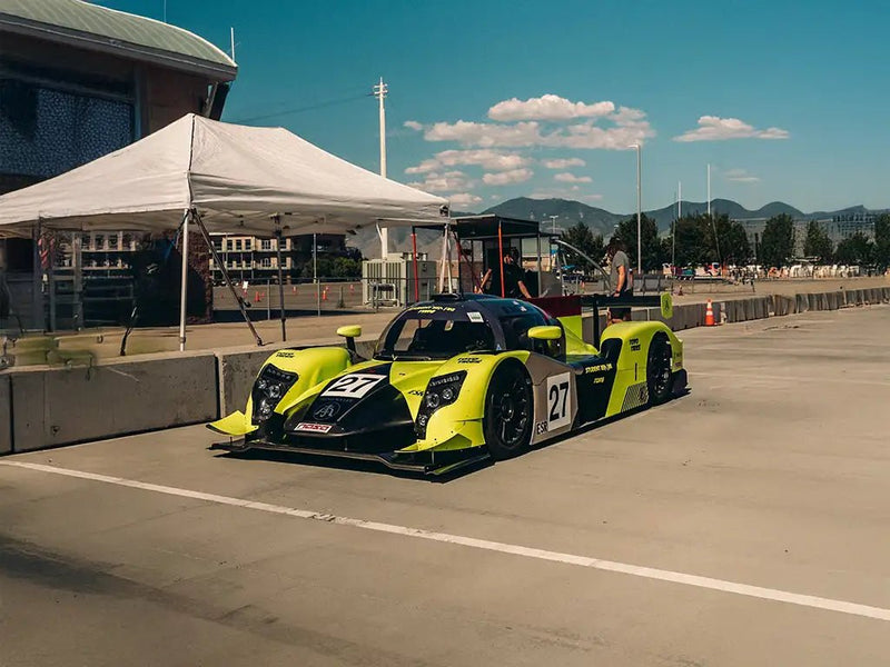 Ligier JS P320 wrapped in None Limited Special Edition Student Driver Racing Green car wrap film