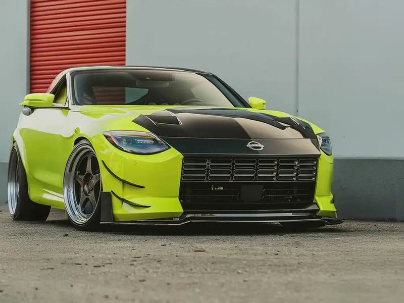 Nissan Z wrapped in None Limited Special Edition Student Driver Racing Green restyling film