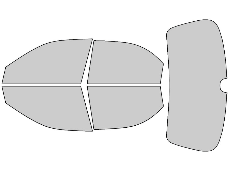 Avery Dennison Kia Sephia 1998-2001 NR Nano Ceramic IR Precut Window Tint Kit