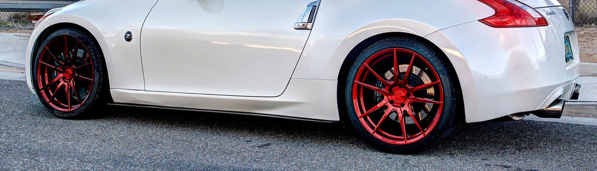 Maroon Rim Wraps
