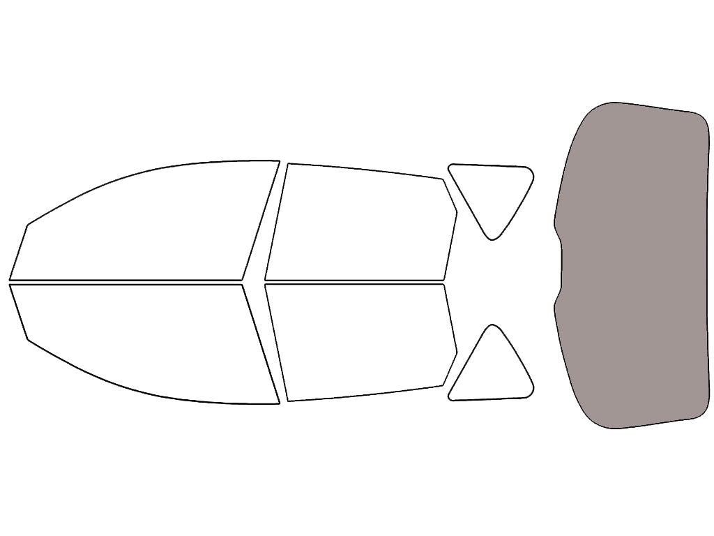 Rear Windshield - 50%