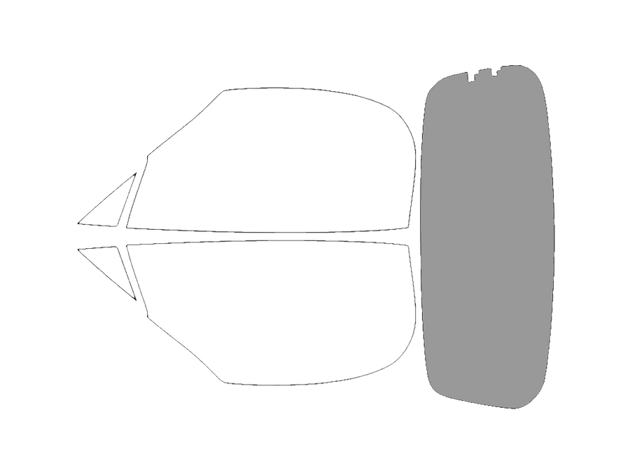Rear Windshield - 50%